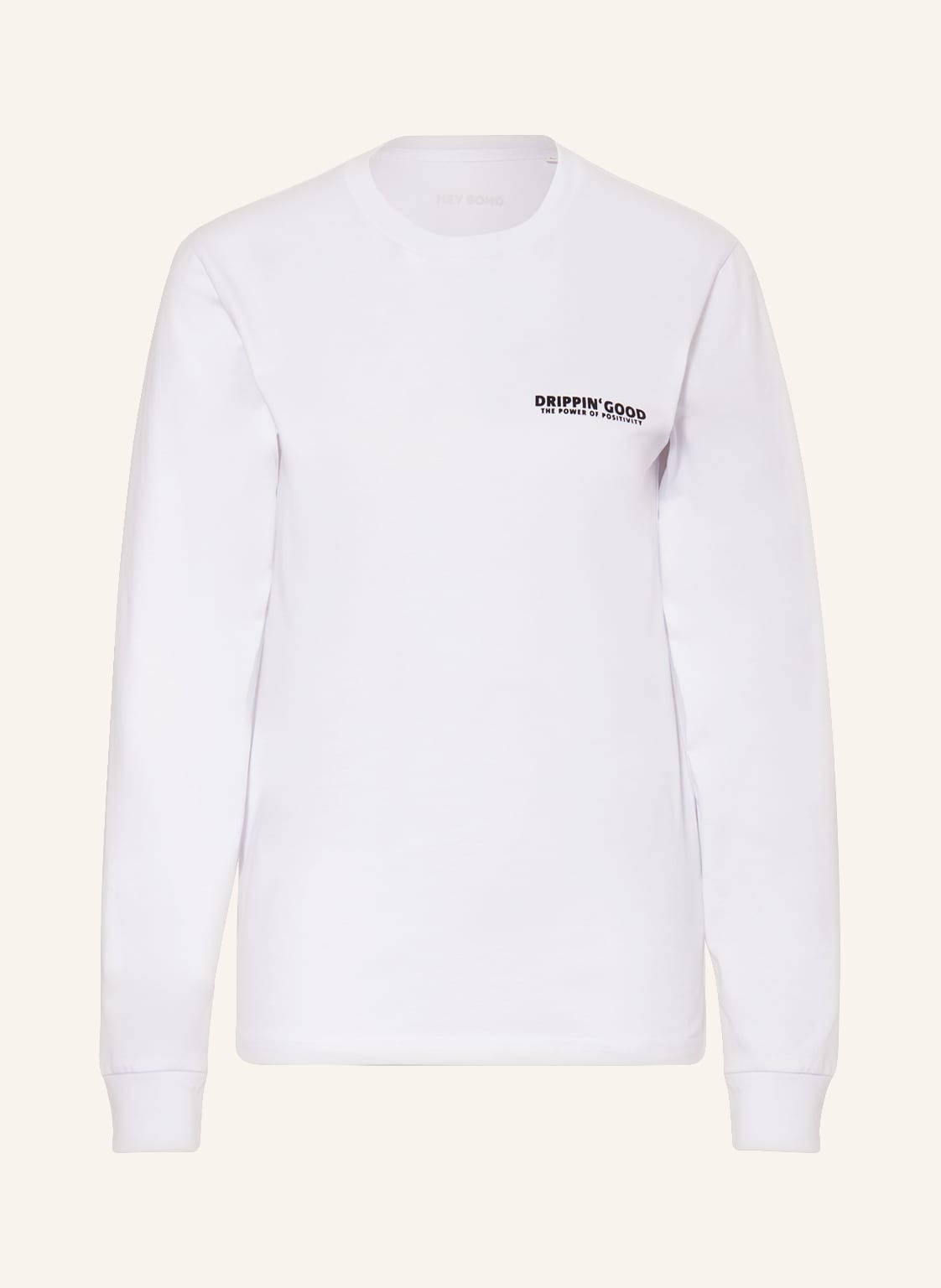 Image of Hey Soho Longsleeve Drippin' Good weiss