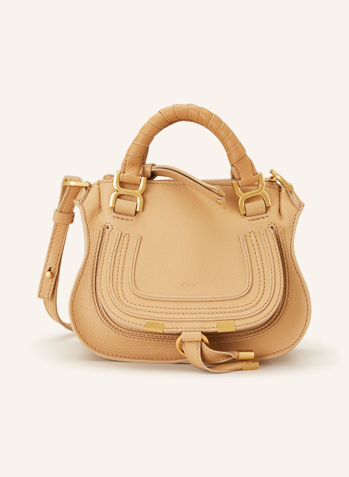 Image of Chloé Umhängetasche Marcie Mini beige