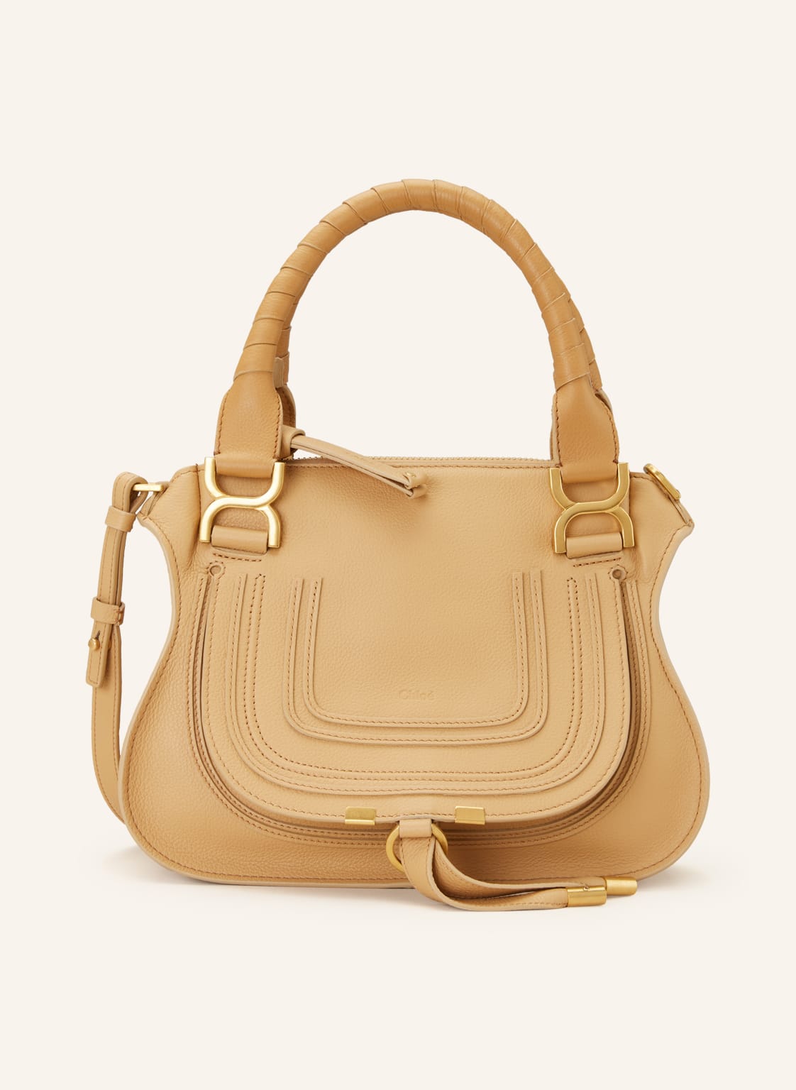 Image of Chloé Handtasche Marcie Medium beige