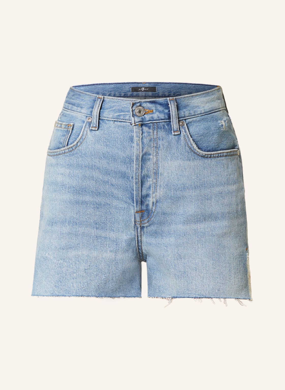 Image of 7 For All Mankind Jeansshorts Easy Ruby blau