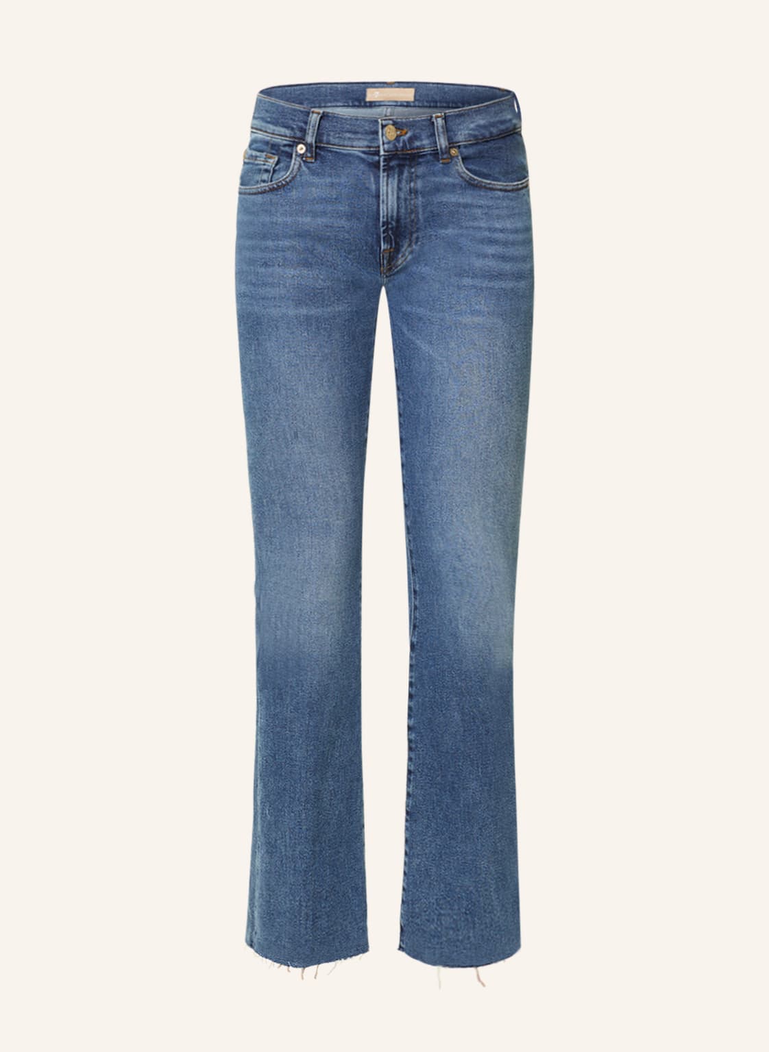 Image of 7 For All Mankind Bootcut Jeans Boocut Tailorless blau