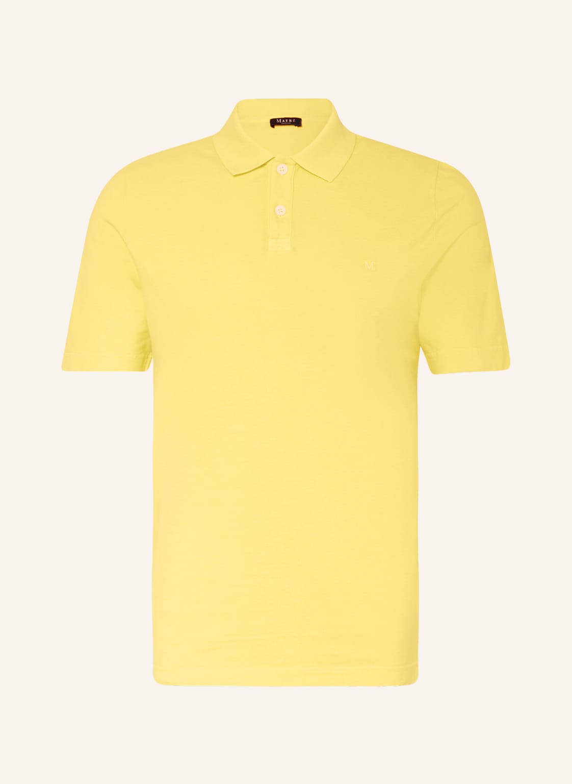 Image of Maerz Muenchen Piqué-Poloshirt gelb
