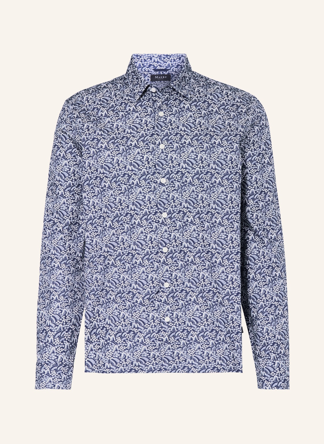 Image of Maerz Muenchen Hemd Slim Fit blau