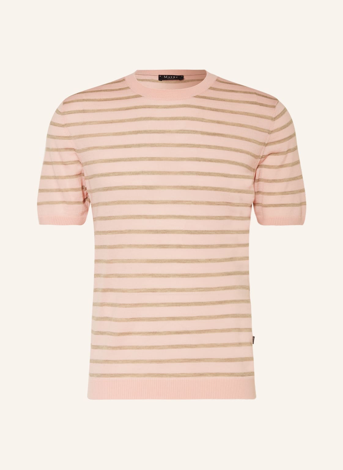 Image of Maerz Muenchen Strickshirt Aus Merinowolle rosa