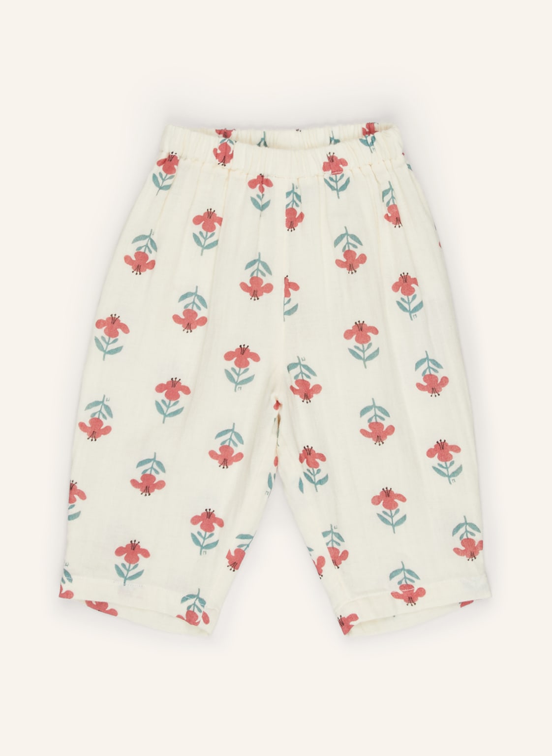 Image of Petit Bateau Musselinhose weiss