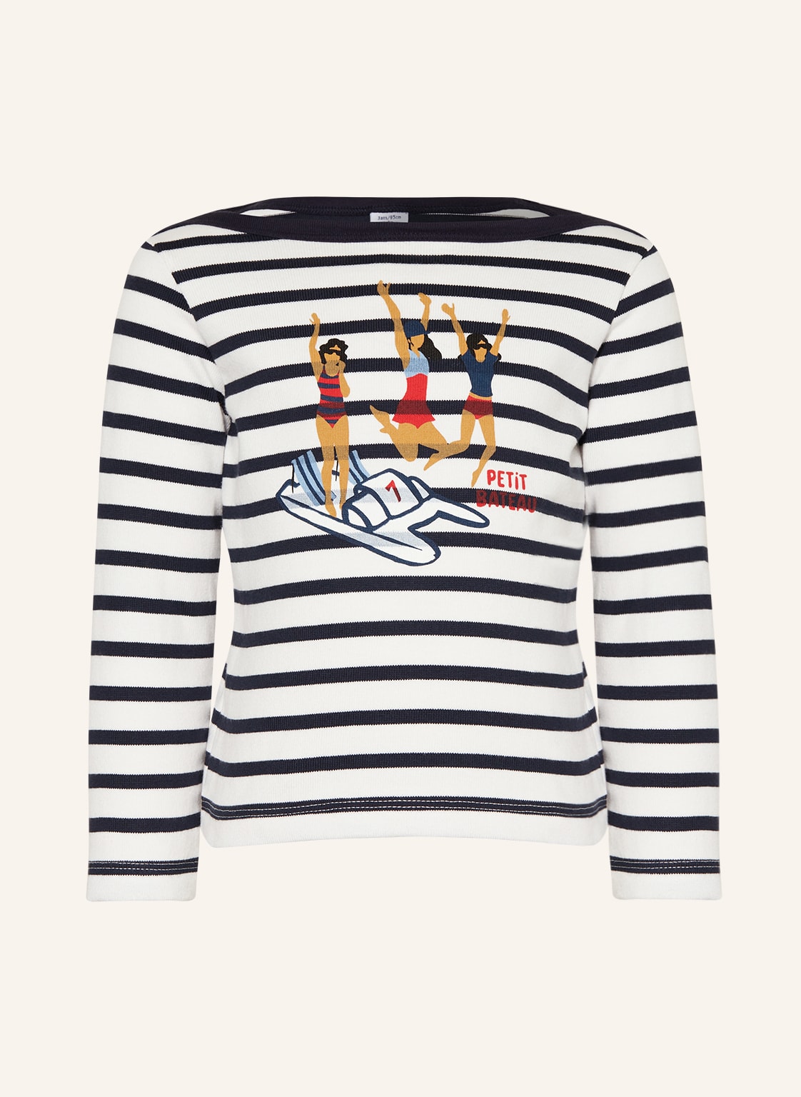 Image of Petit Bateau Longsleeve schwarz