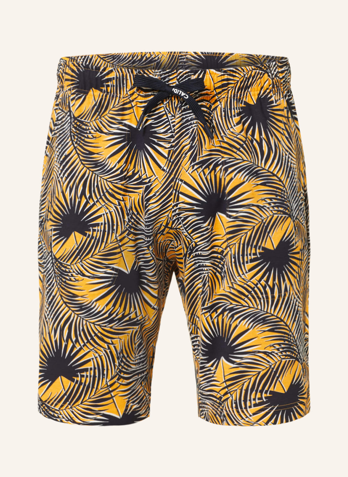 Image of Calida Lounge-Shorts Rmx Sleep Holiday orange