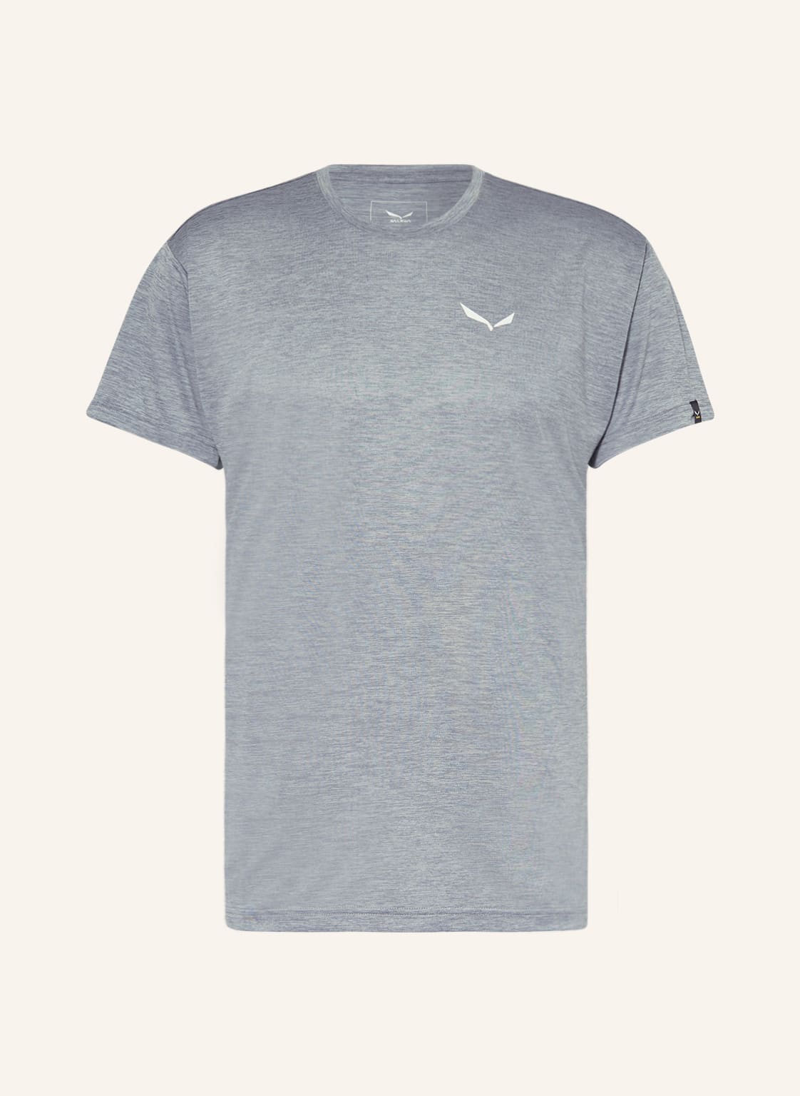 Image of Salewa T-Shirt Puez Melange Dry'ton grau