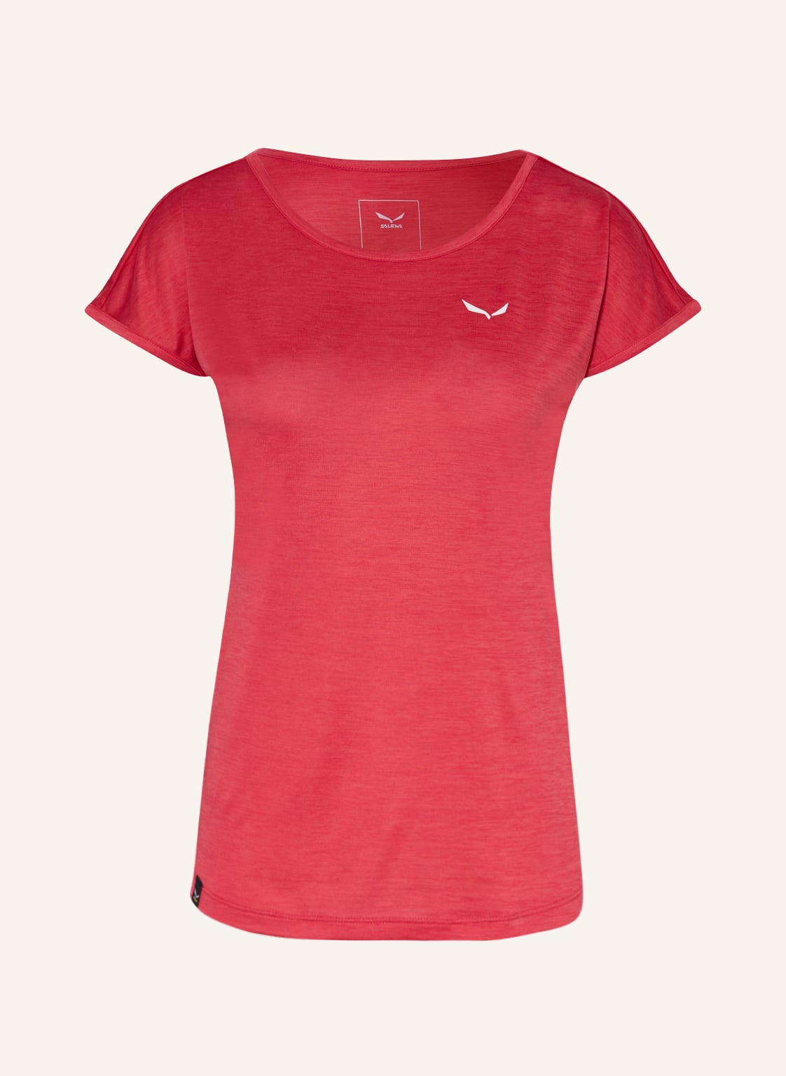 Image of Salewa T-Shirt Puez Melange Dry'ton rot