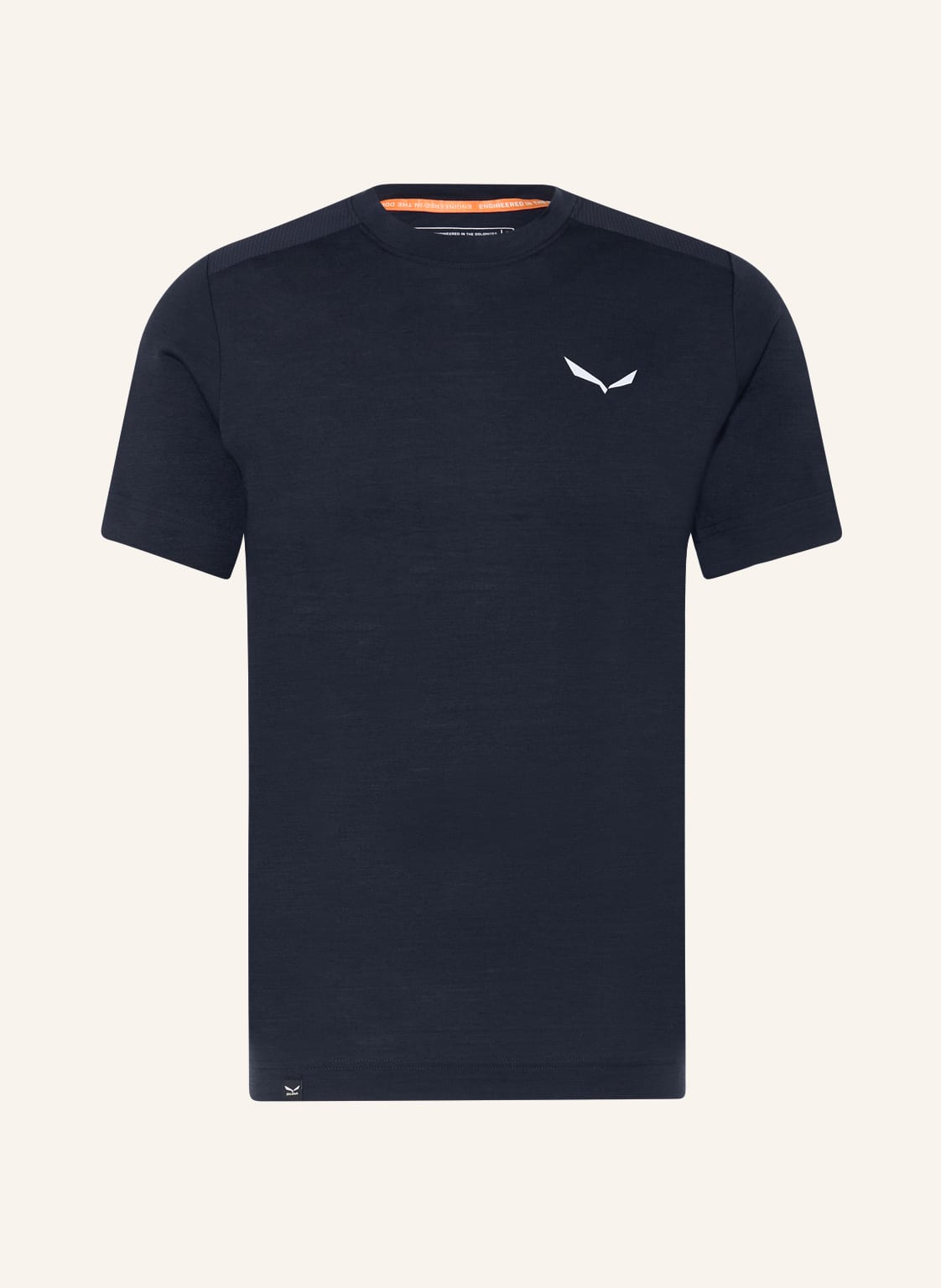 Image of Salewa T-Shirt Agner Mit Merinowolle blau