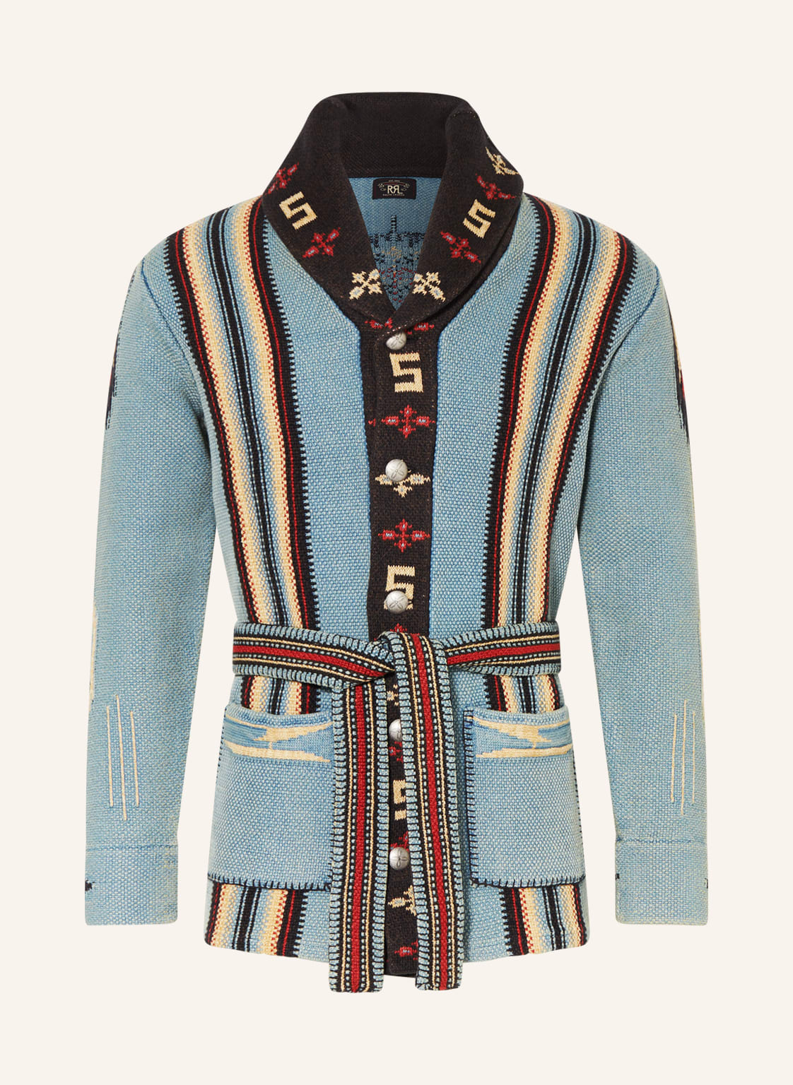 Image of Rrl Strickjacke blau
