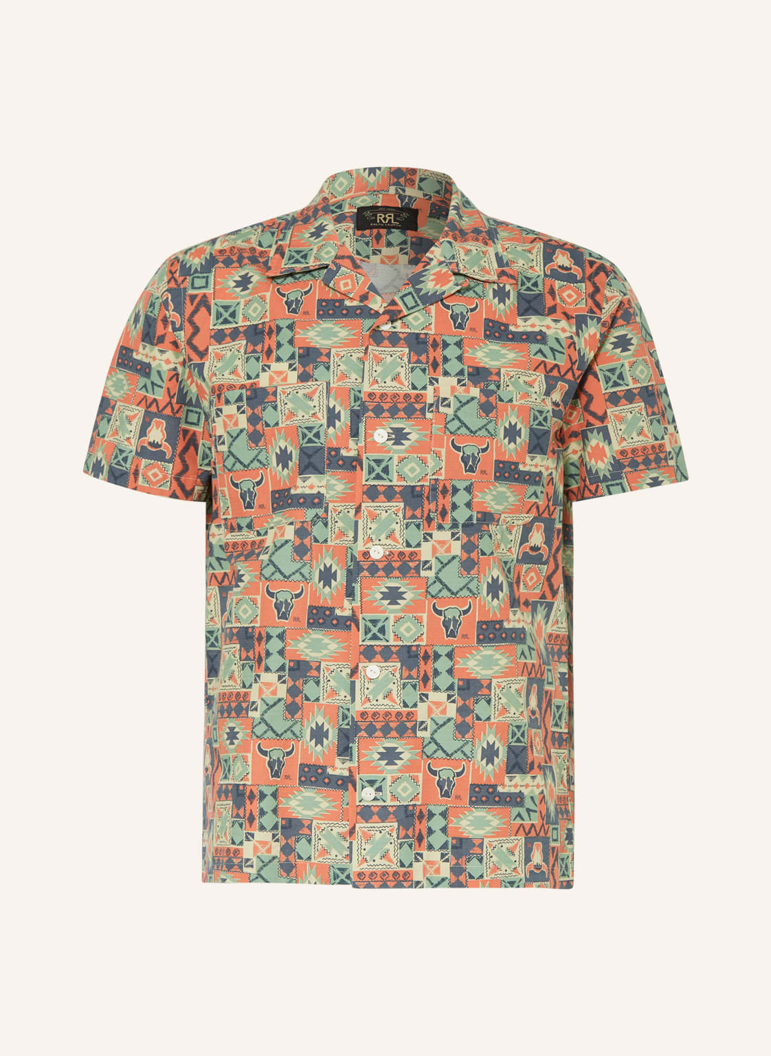 Image of Rrl Resorthemd Regular Fit blau