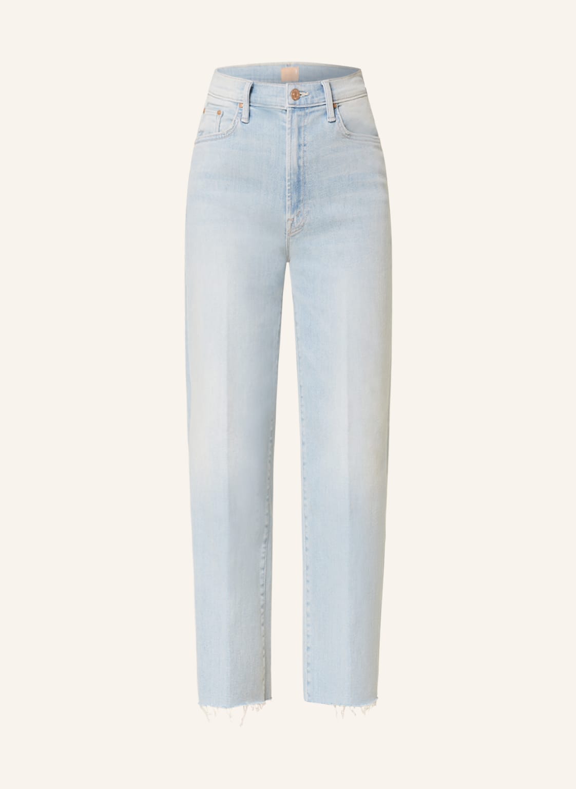 Image of Mother Straight Jeans blau