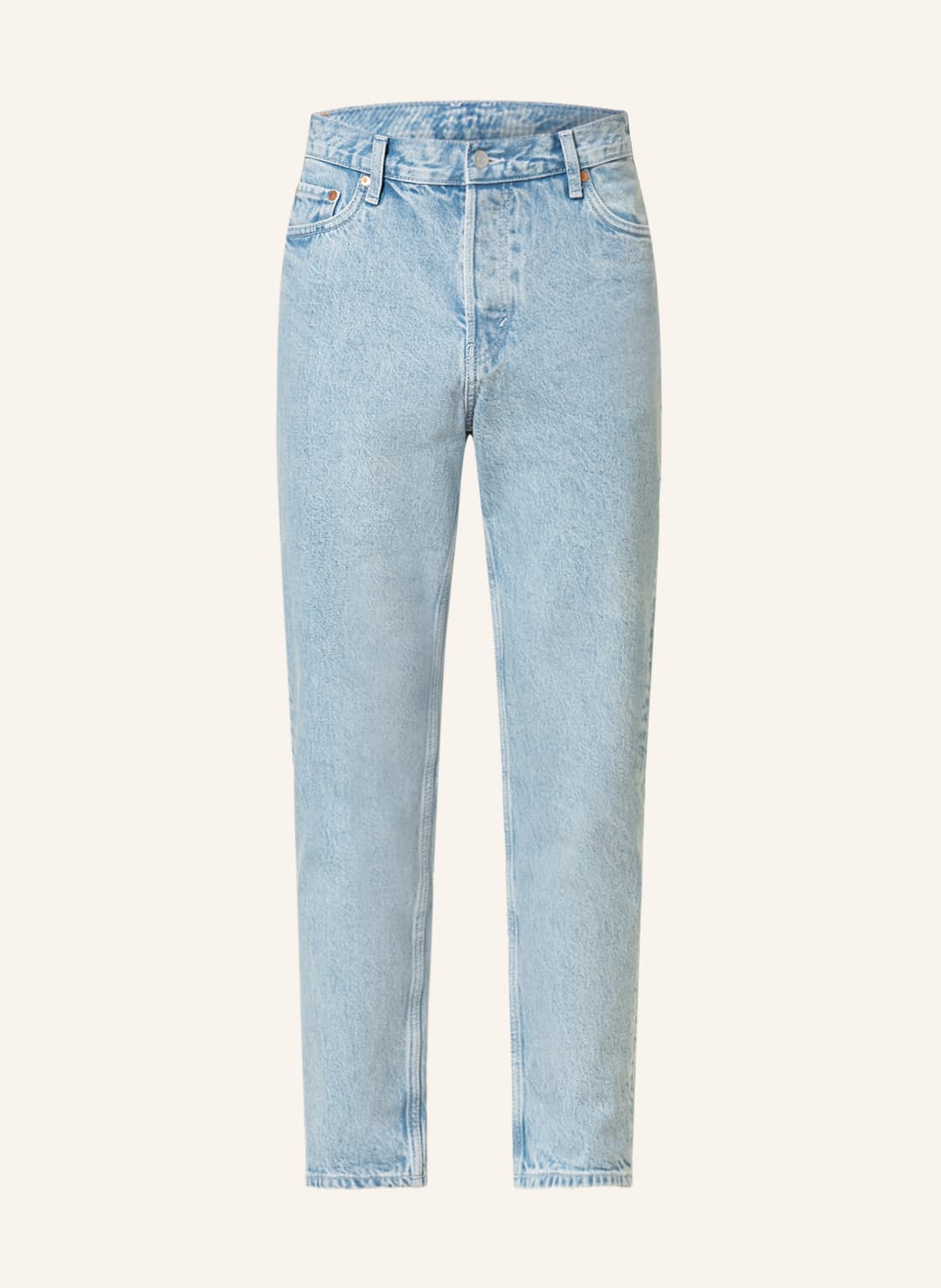 Image of Weekday Jeans Barrel Relaxed Tapered Fit blau