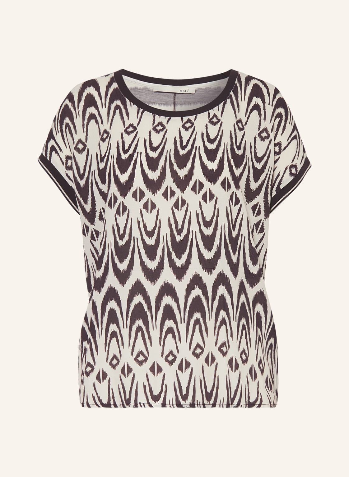 Image of Oui Blusenshirt braun