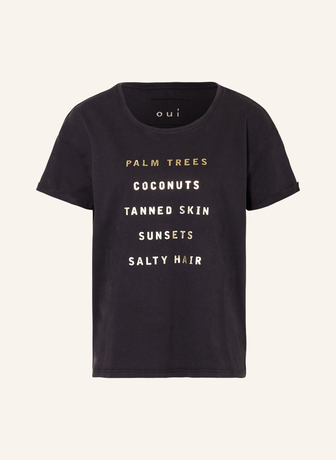 Image of Oui T-Shirt schwarz