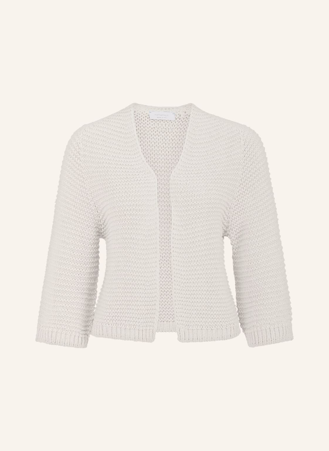 Image of Rich&Royal Strickhülle Mit Glitzergarn weiss