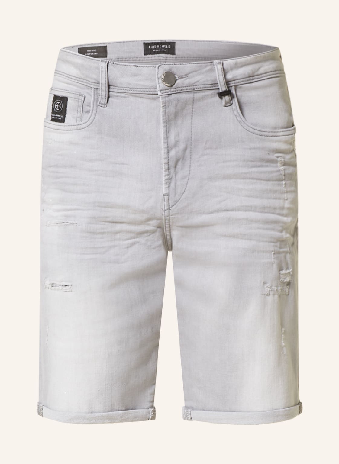 Image of Er Elias Rumelis Jeansshorts Erlaurin Comfort Fit grau