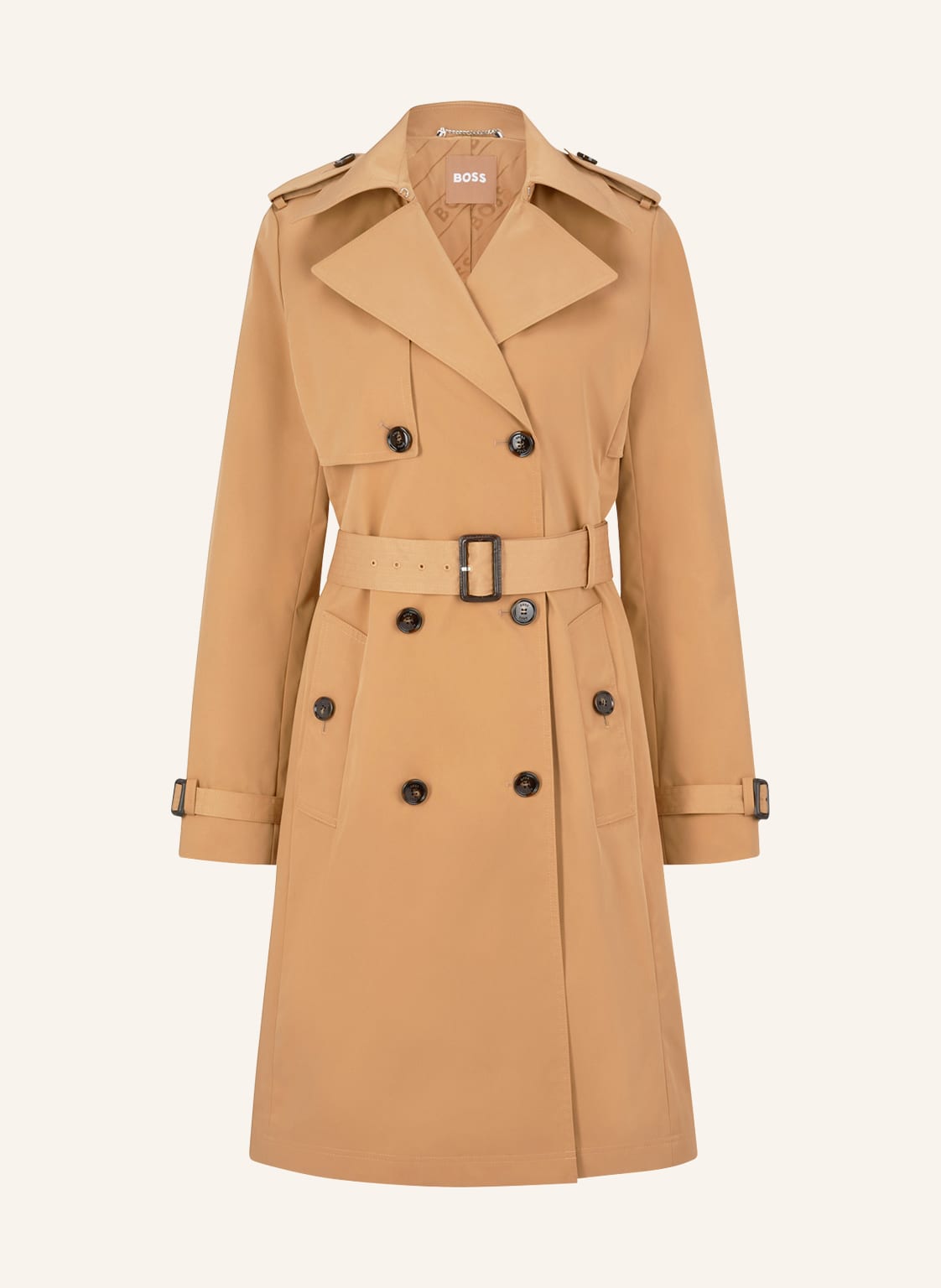 Image of Boss Trenchcoat Conry beige
