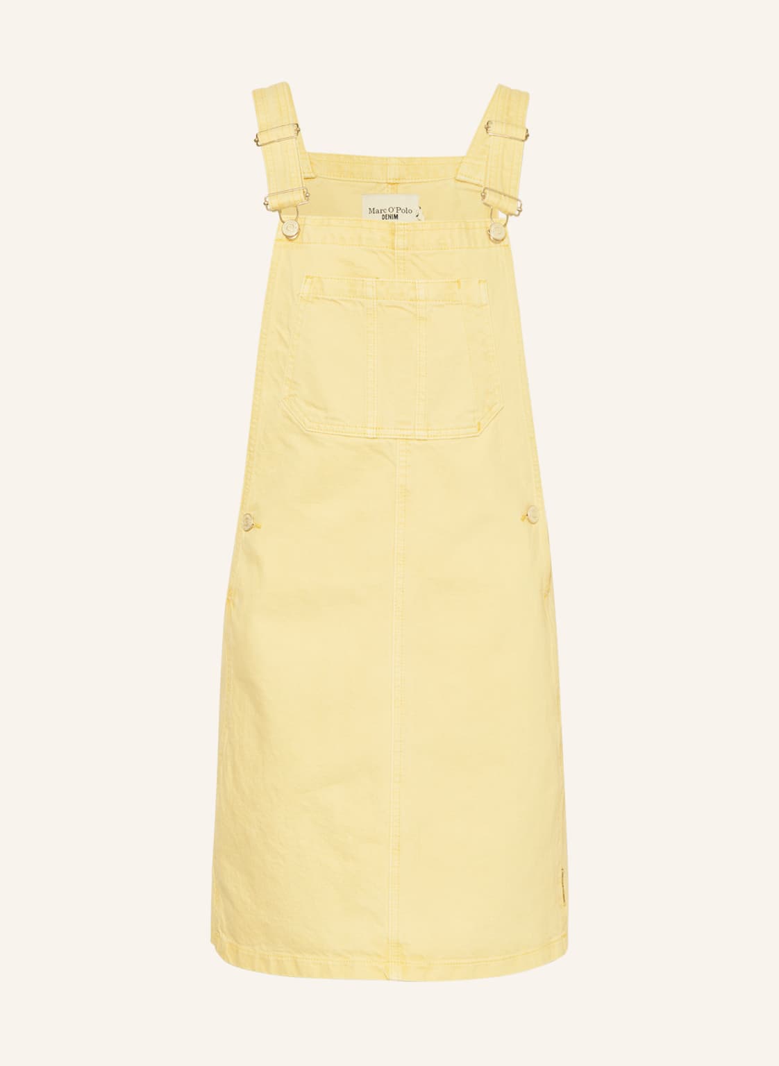 Image of Marc O'polo Denim Latzkleid gelb