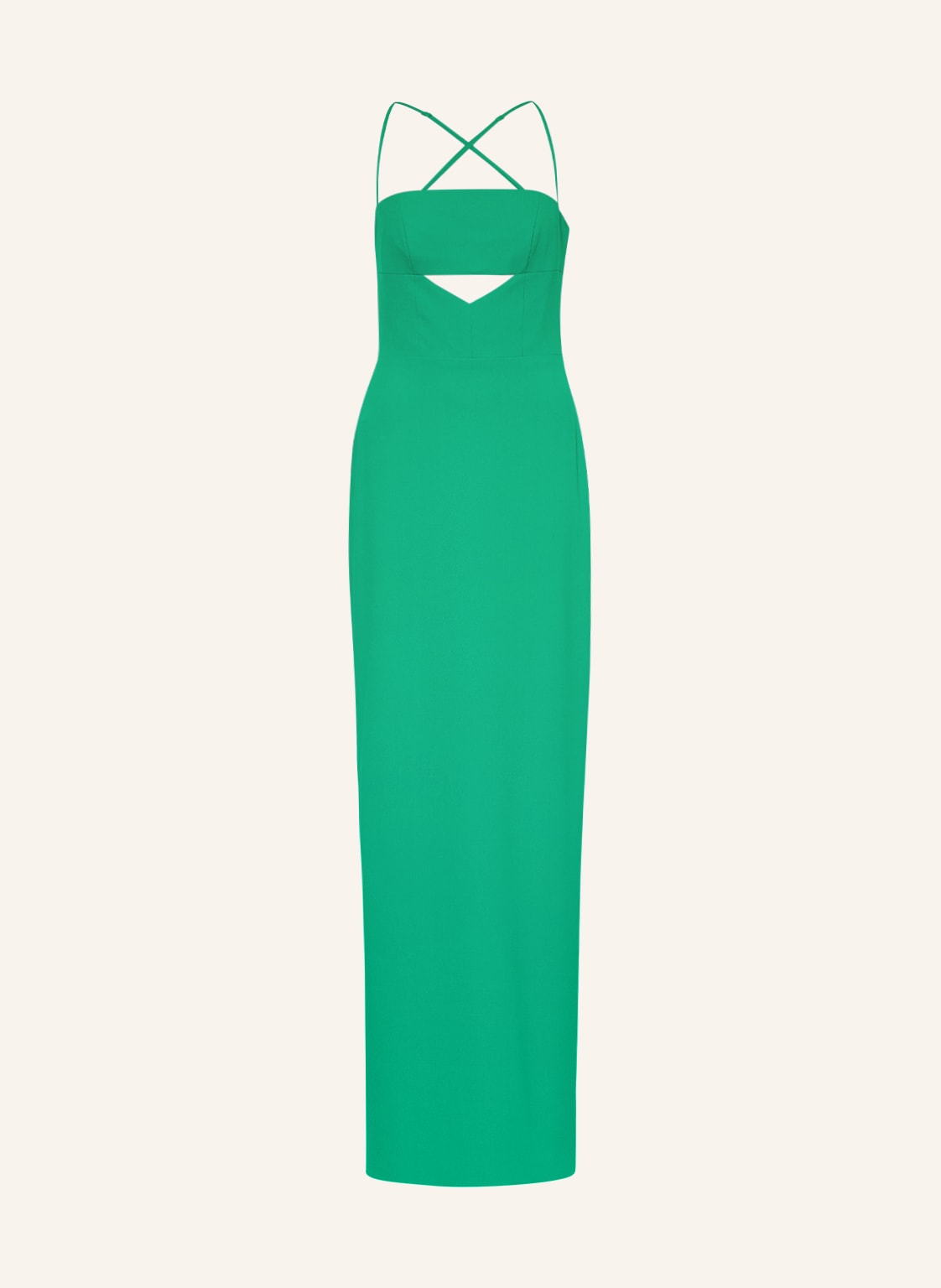 Image of Vera Wang Abendkleid Saki Mit Cut-Out gruen