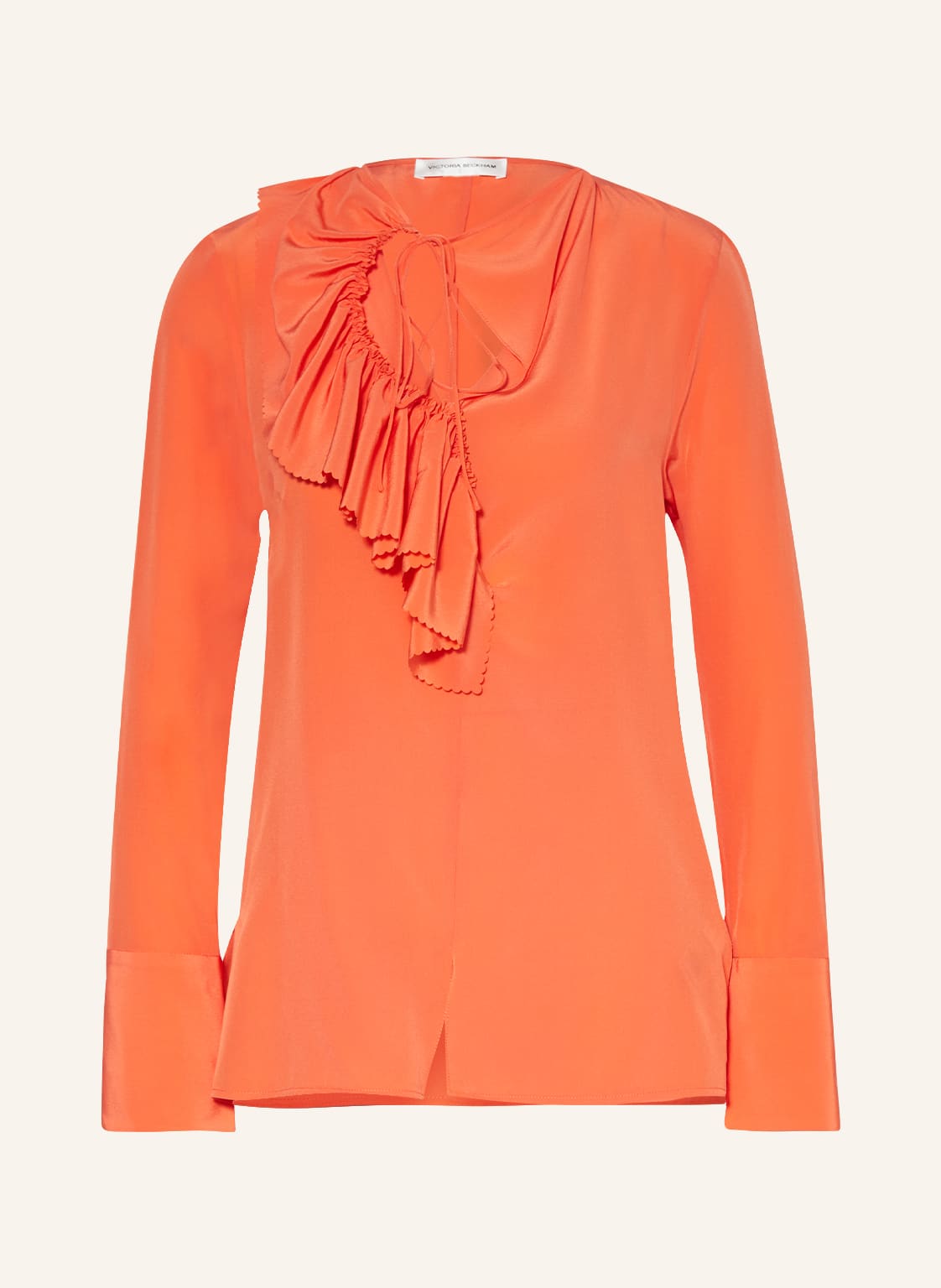 Image of Victoriabeckham Blusenshirt Aus Seide rot