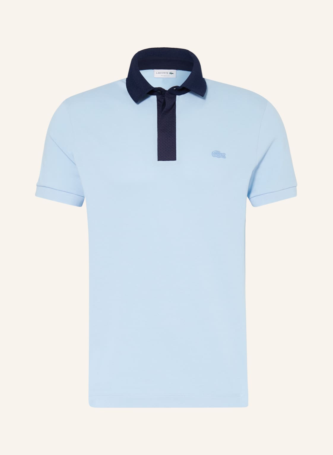 Image of Lacoste Piqué-Poloshirt Regular Fit blau