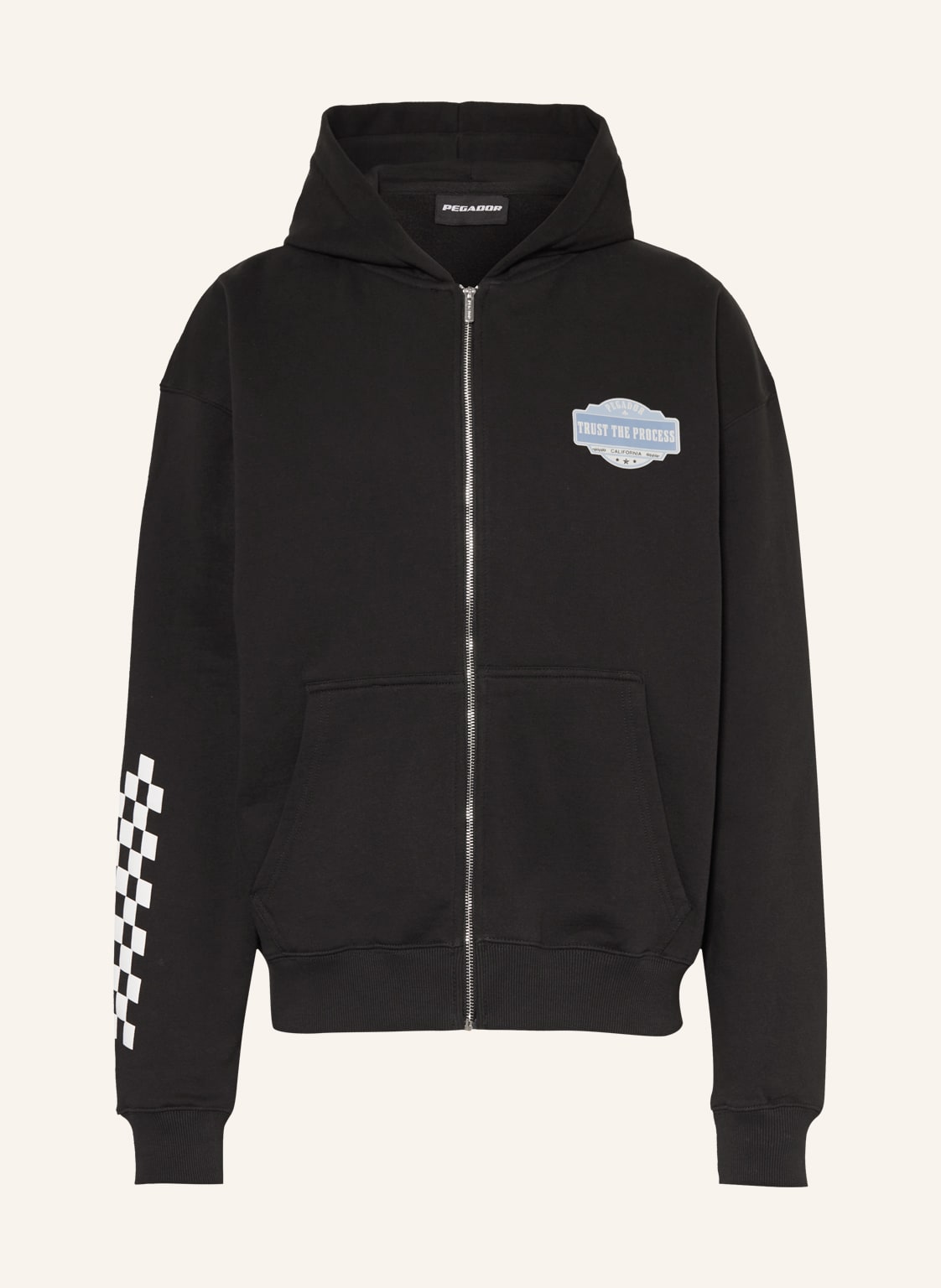 Image of Pegador Oversized-Sweatjacke Winlaw schwarz