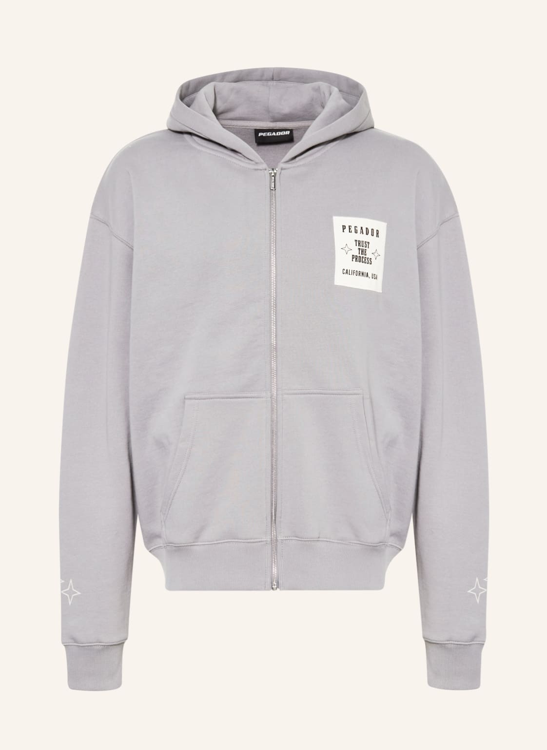 Image of Pegador Oversized-Sweatjacke Salal grau