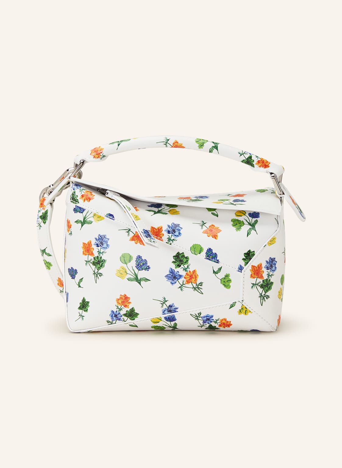 Image of Loewe Handtasche Puzzle Edge Small weiss