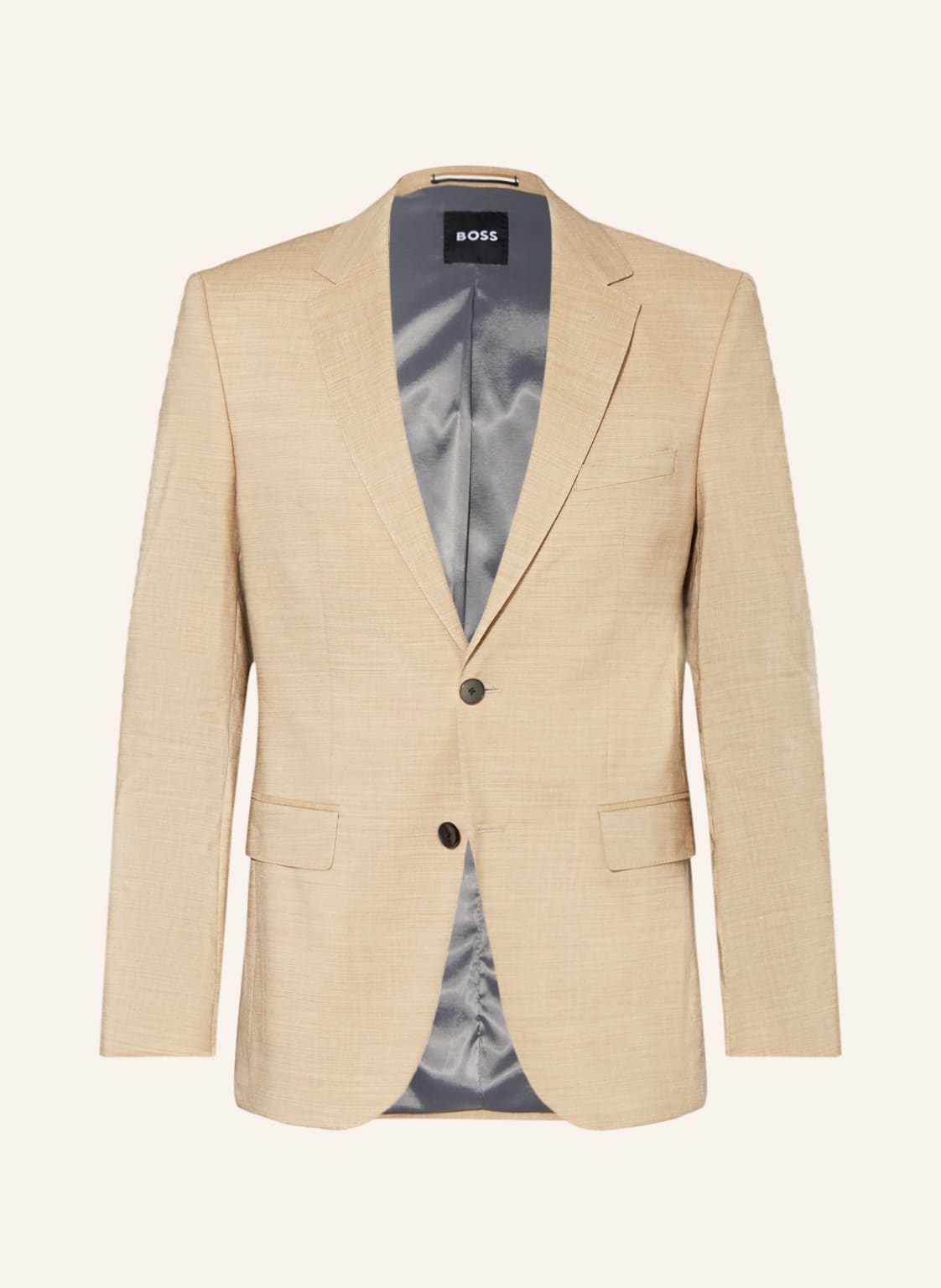 Image of Boss Anzugsakko Jasper Regular Fit Mit Leinen beige