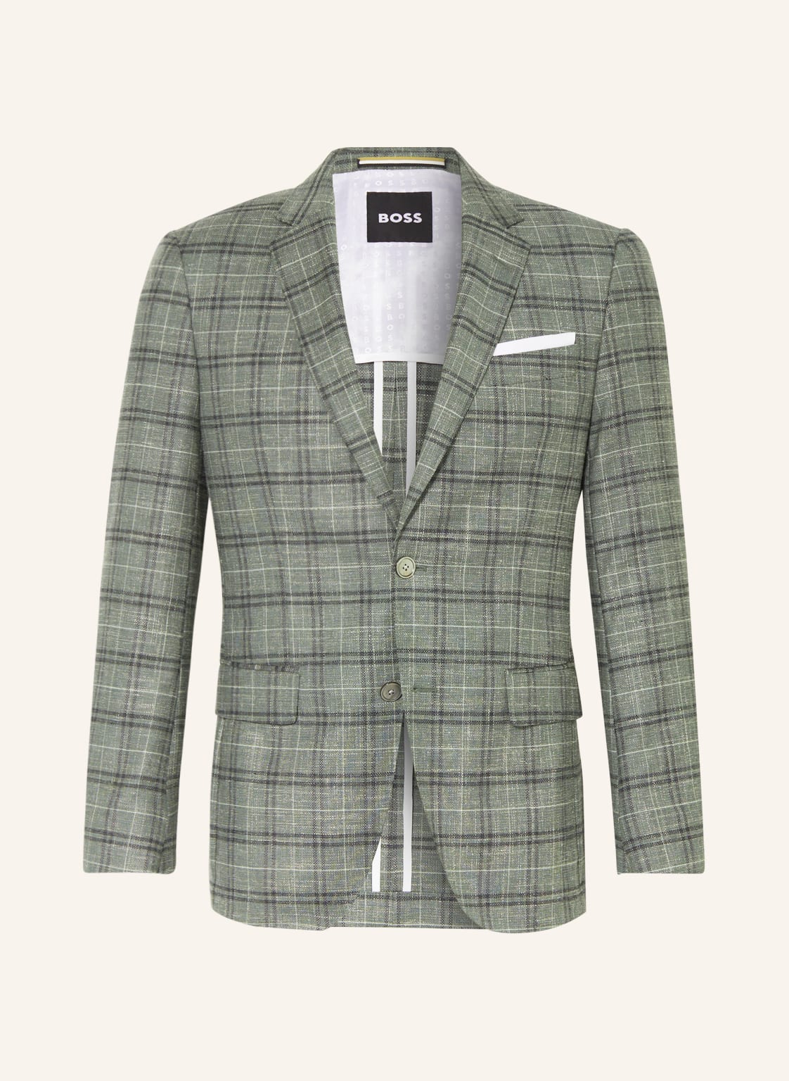 Image of Boss Sakko Hutson Slim Fit gruen