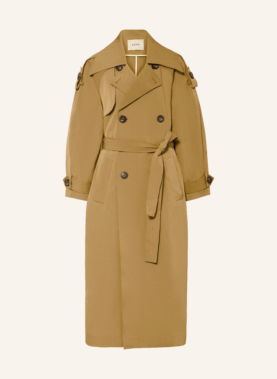 Image of Róhe Trenchcoat beige