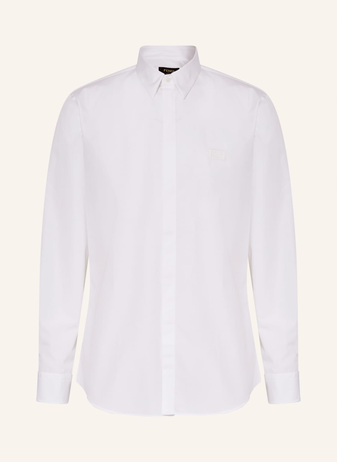 Image of Fendi Hemd Regular Fit weiss
