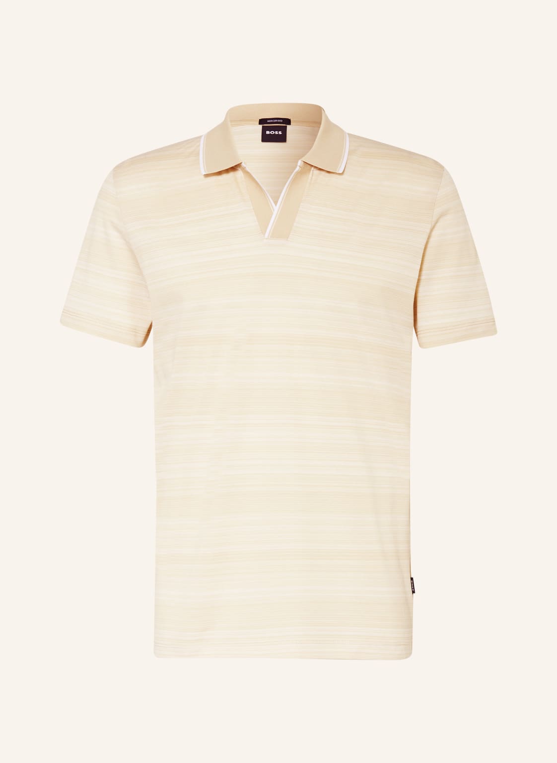 Image of Boss Piqué-Poloshirt Pye weiss