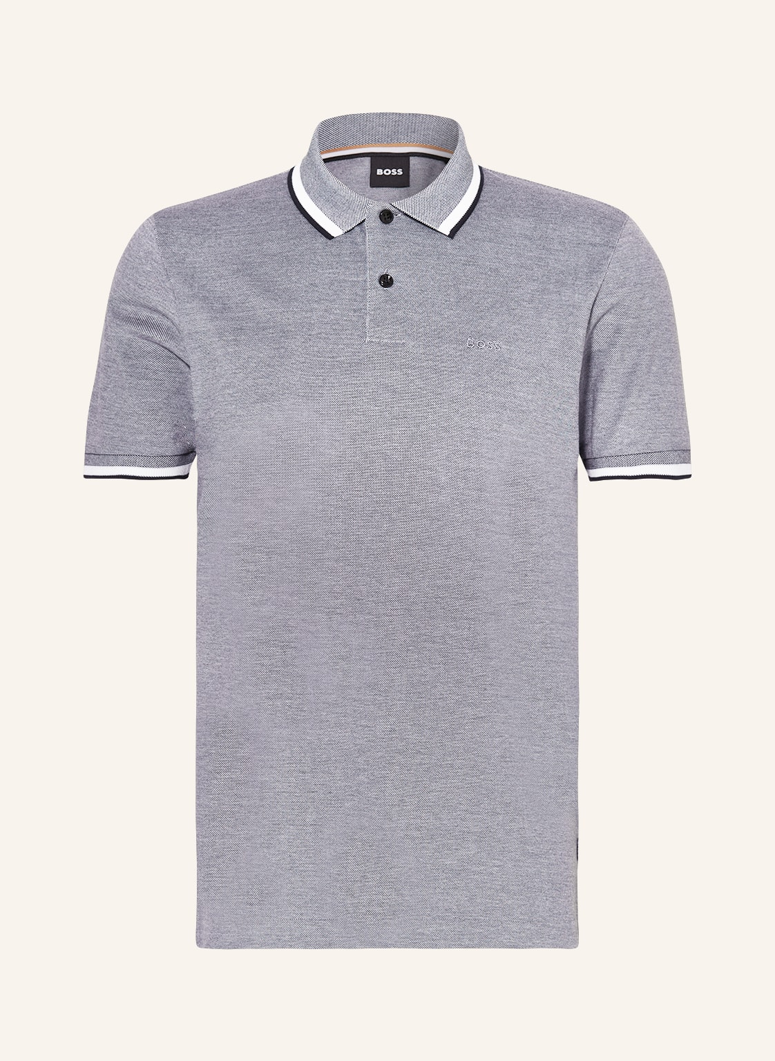 Image of Boss Piqué-Poloshirt Parlay blau