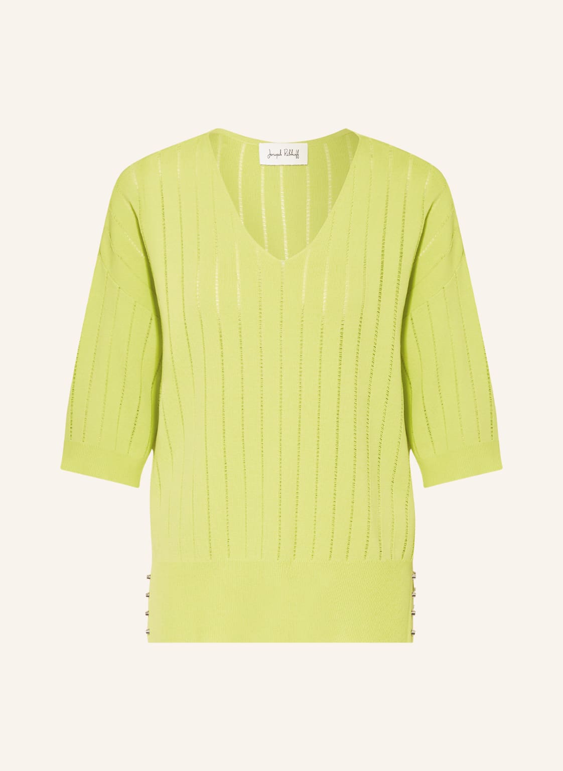 Image of Joseph Ribkoff Pullover Mit 3/4-Arm Und Nieten gruen