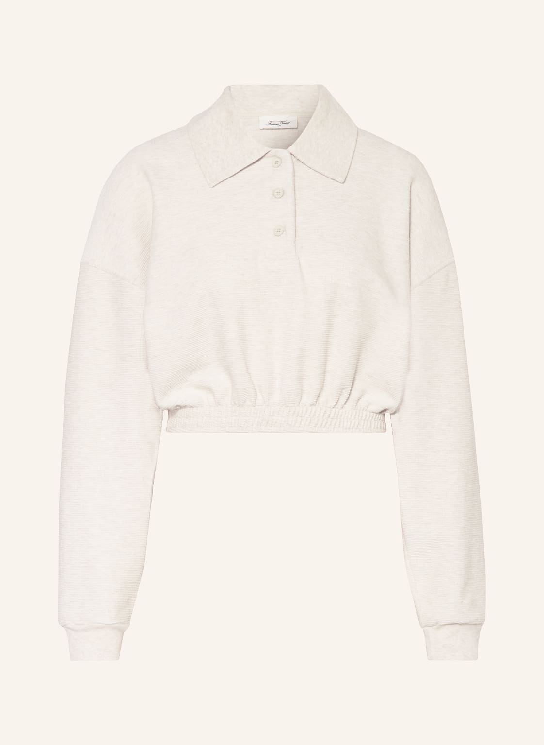 Image of American Vintage Cropped-Pullover Zaotown weiss