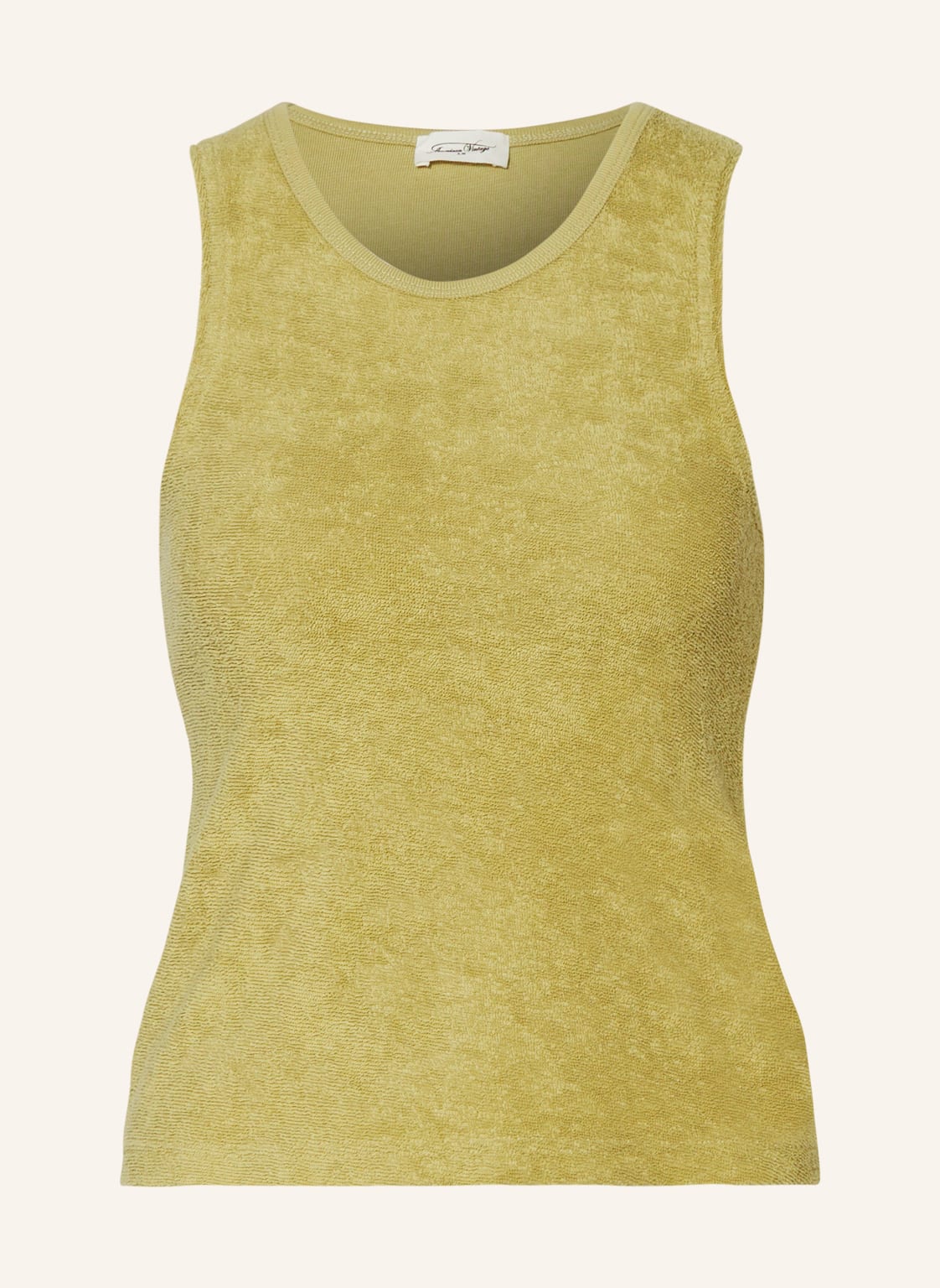 Image of American Vintage Frotteetop Zugywood gruen