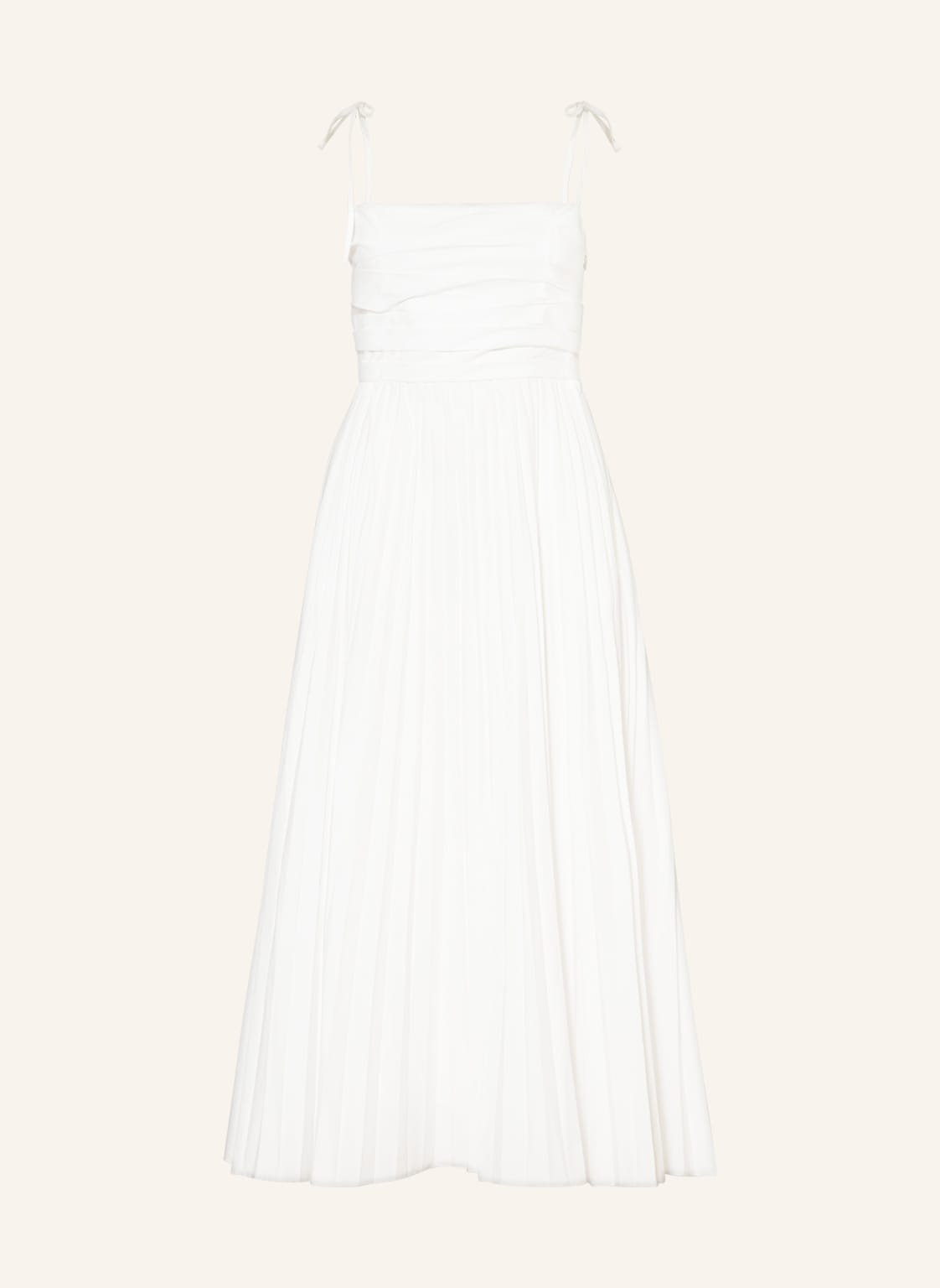 Image of Simkhai Plisseekleid Caroline weiss