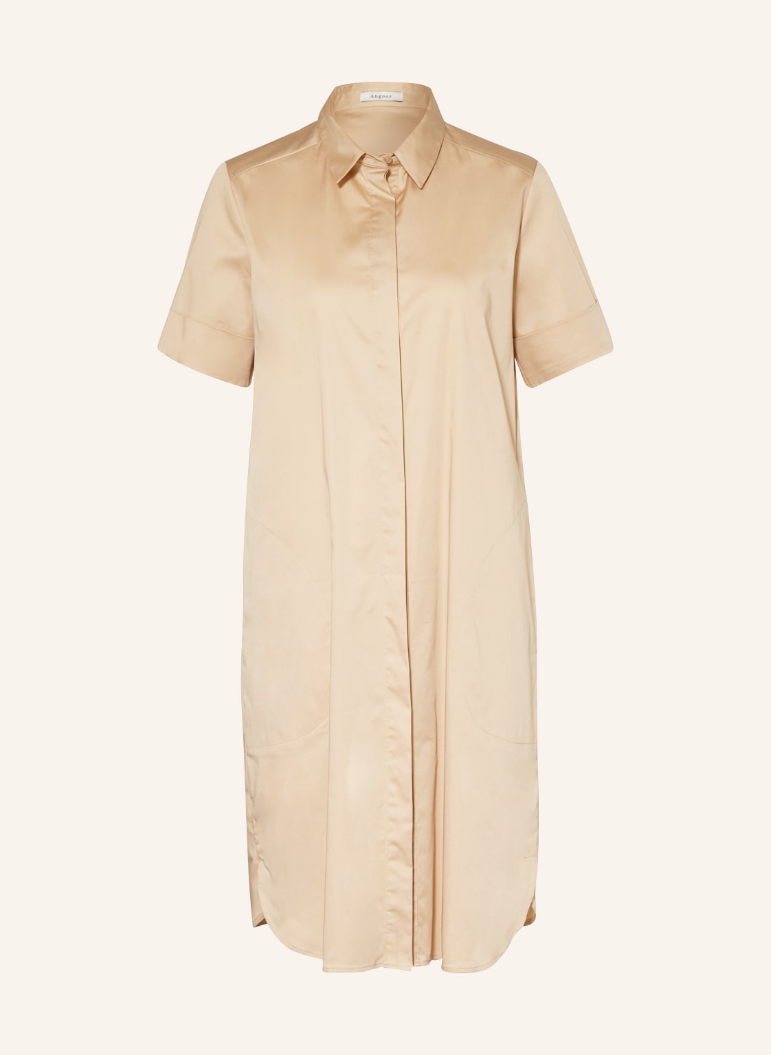 Image of Angoor Hemdblusenkleid beige