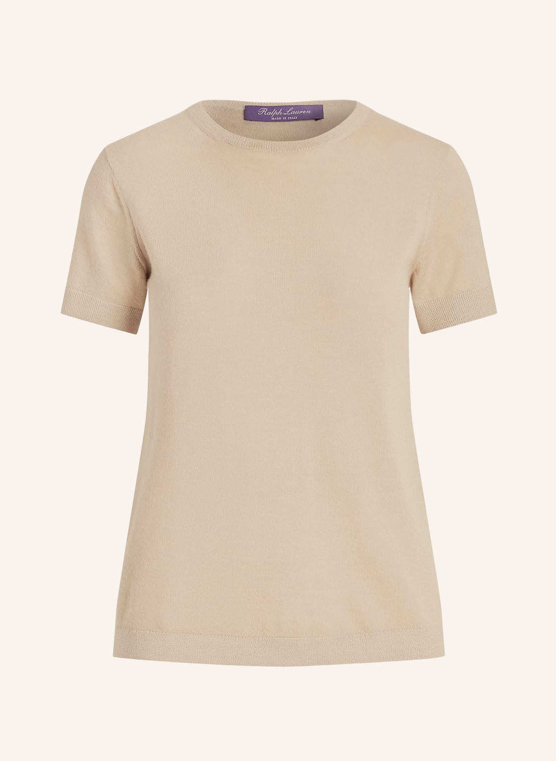 Image of Ralph Lauren Collection Strickshirt Aus Cashmere beige