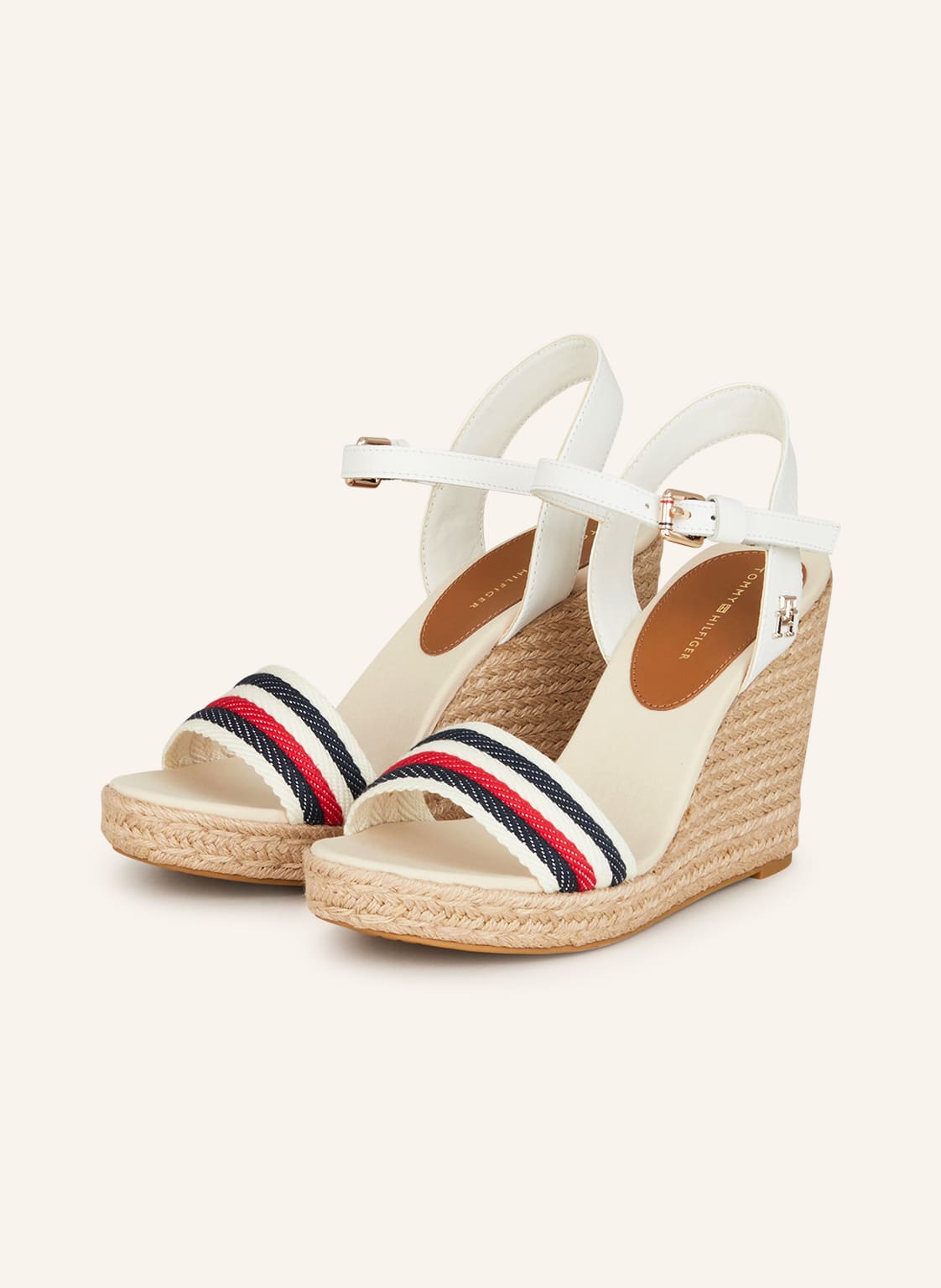 Image of Tommy Hilfiger Plateau-Wedges weiss