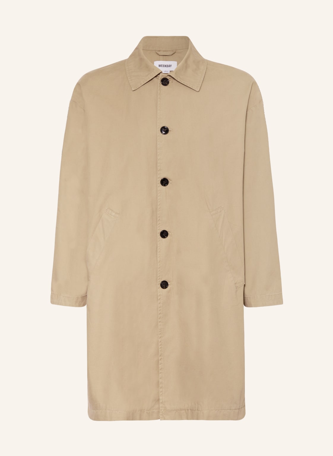 Image of Weekday Trenchcoat Matty beige