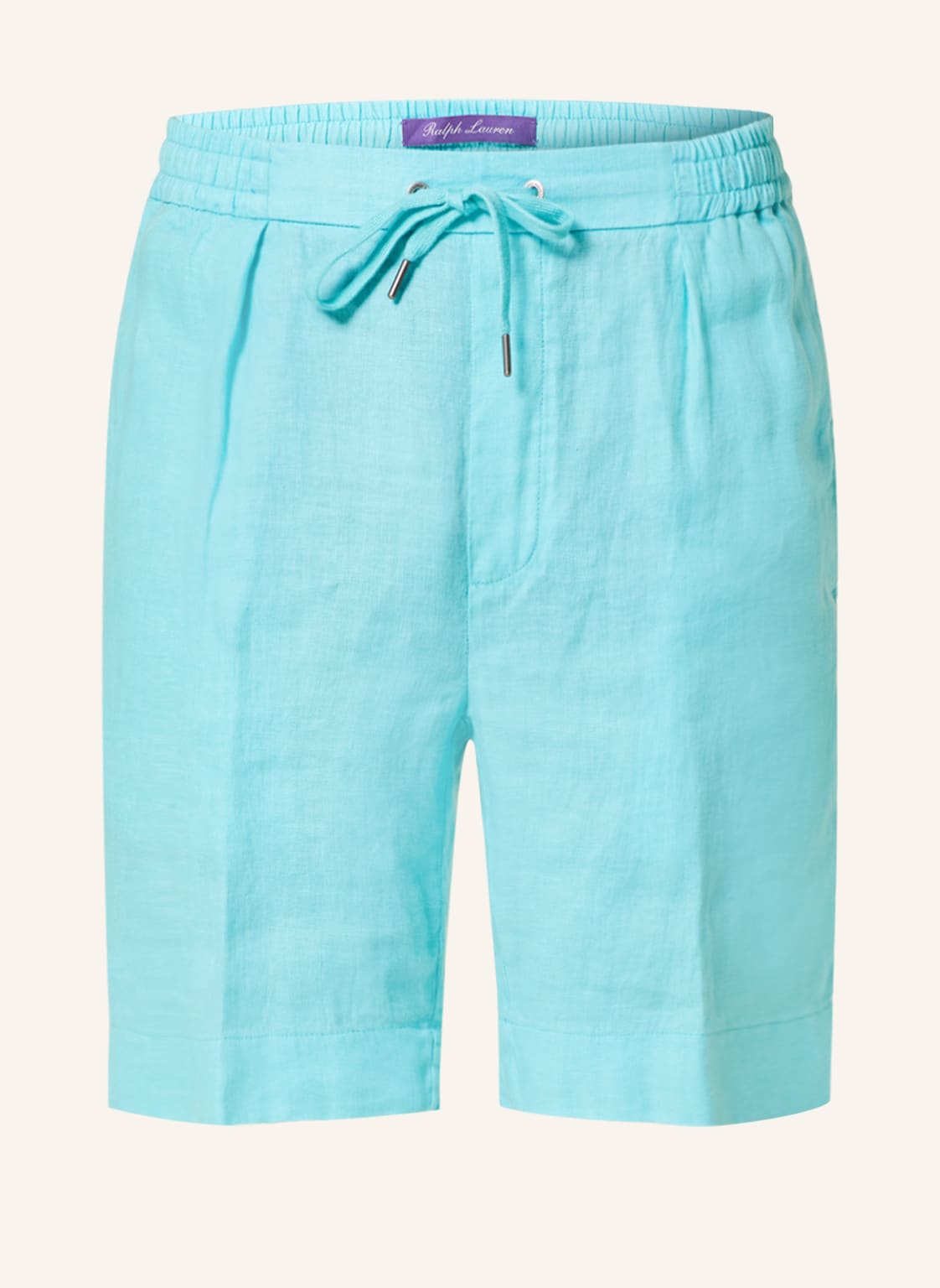Image of Ralph Lauren Purple Label Leinenshorts blau