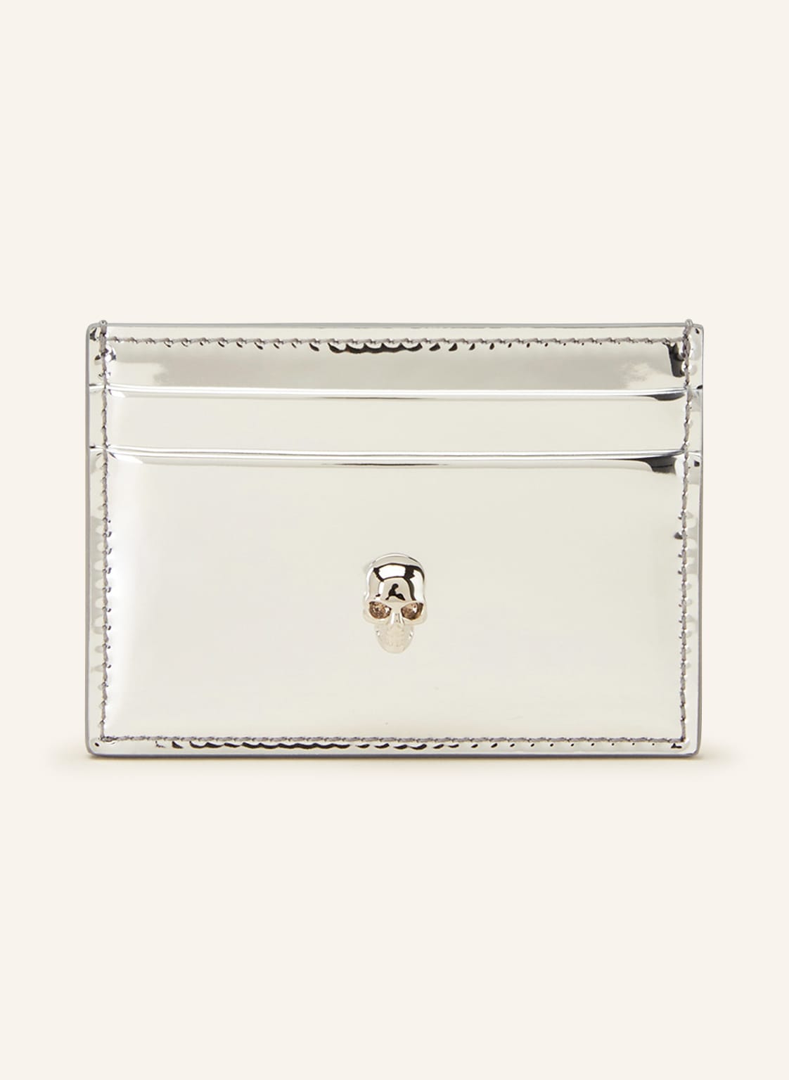 Image of Alexander Mcqueen Kartenetui silber