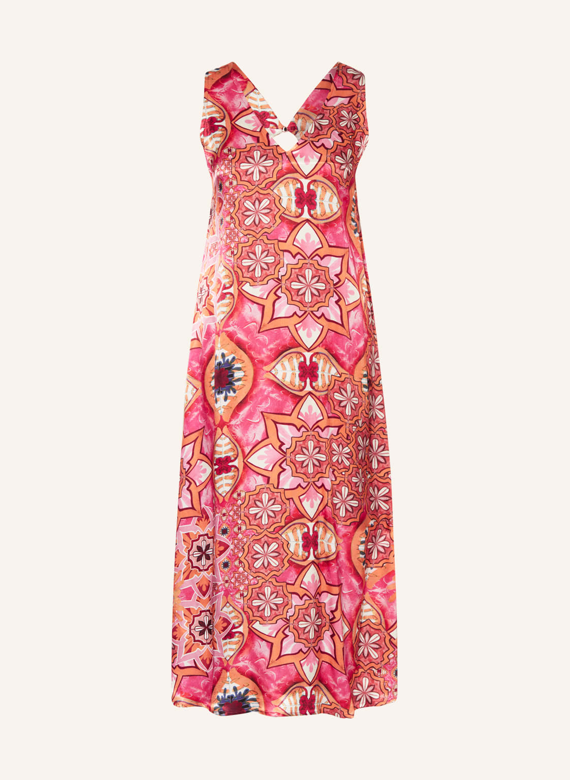 Image of Robe Légère Satinkleid pink