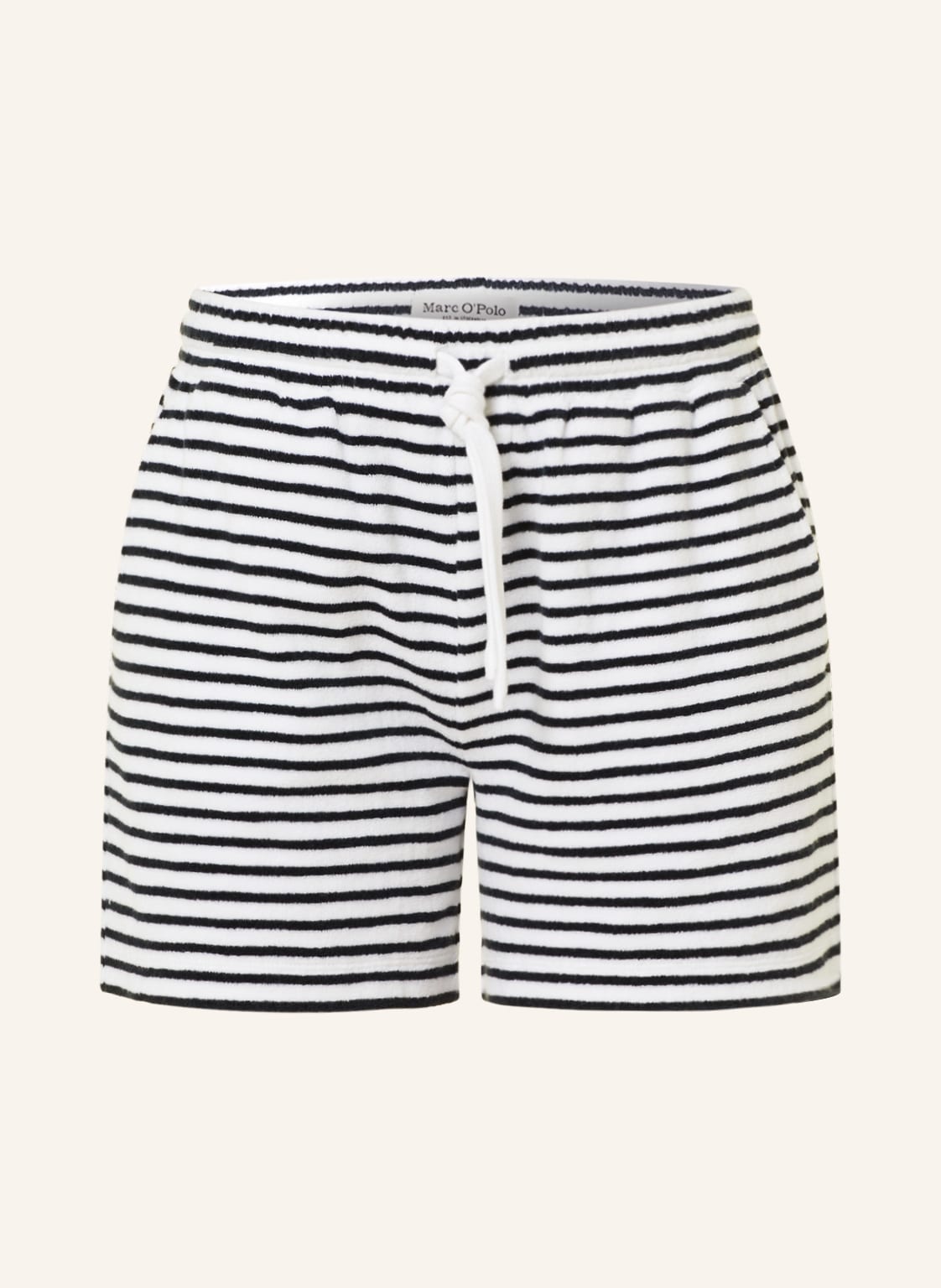 Image of Marc O'polo Frotteeshorts weiss