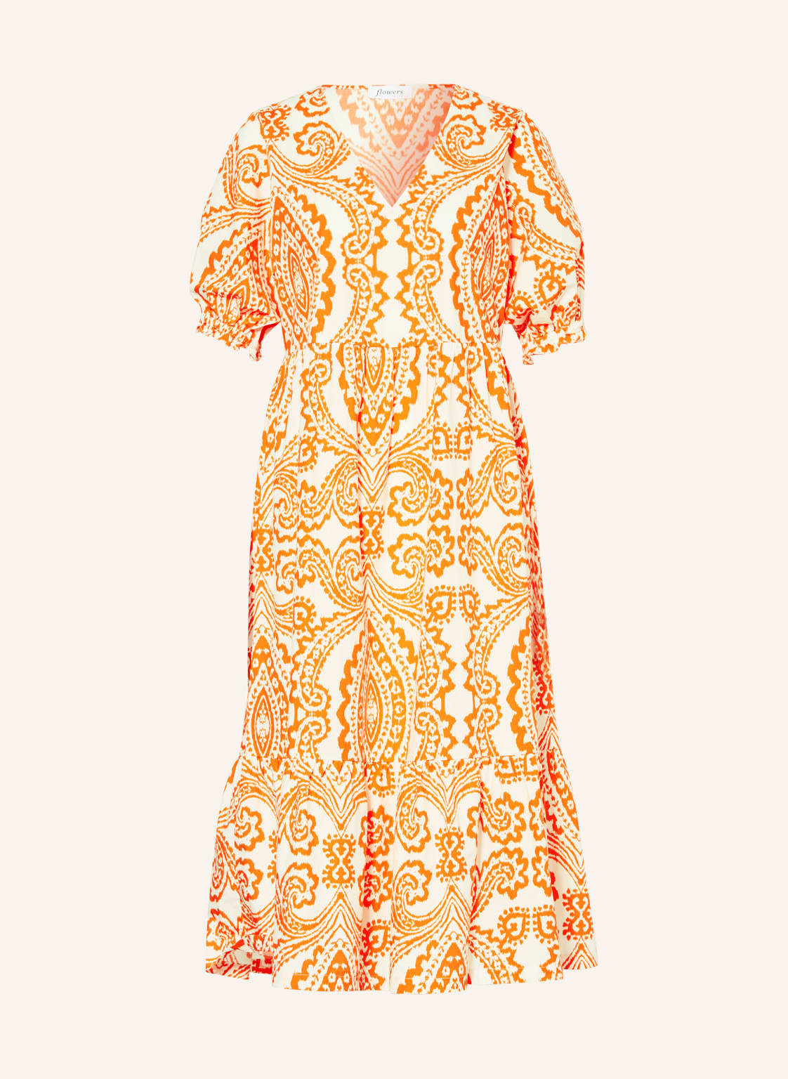 Image of Flowers For Friends Kleid orange