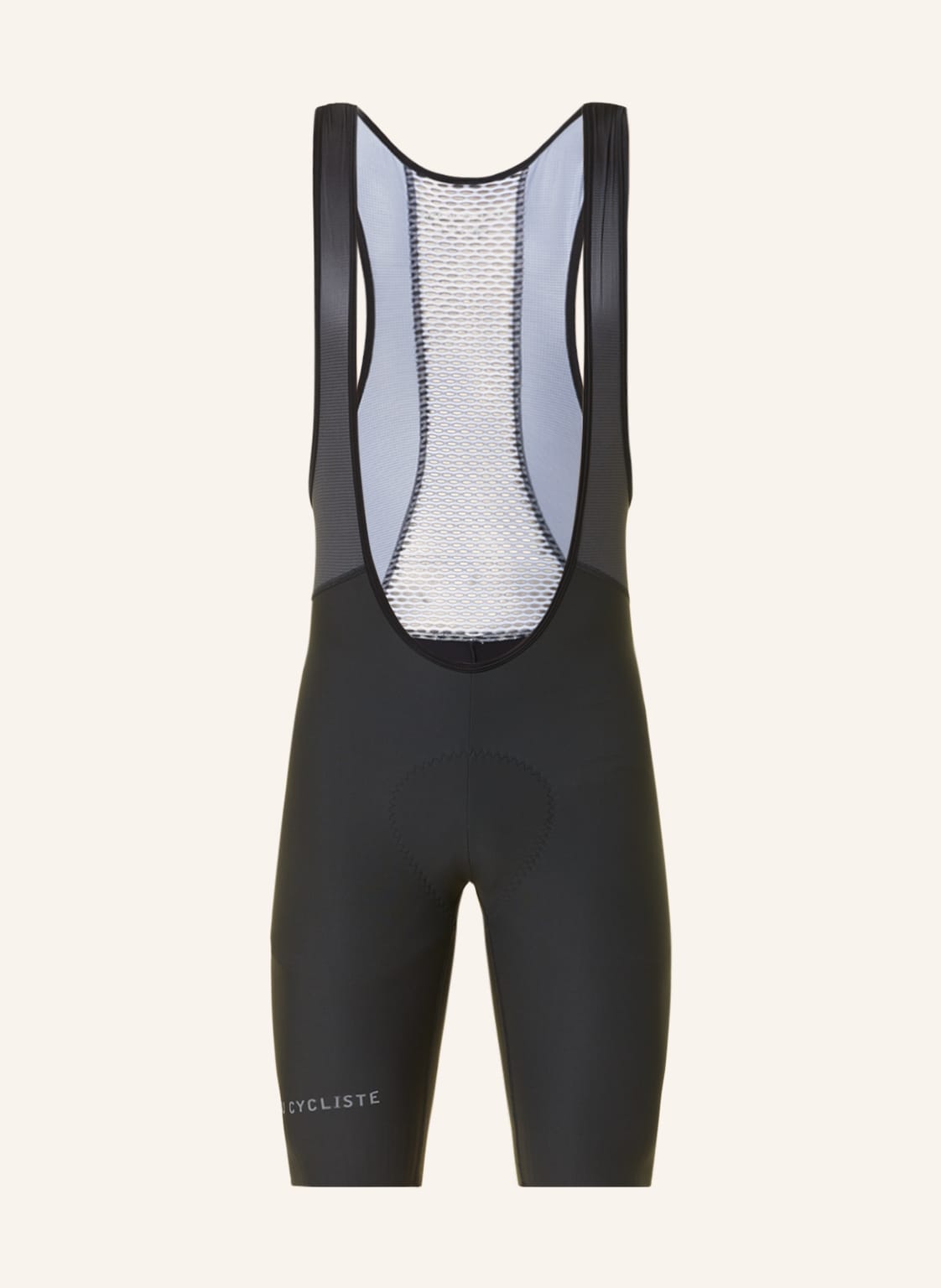 Image of Café Du Cycliste Radhose Marinette Mit Trägern Und Gepolstertem Einsatz grau